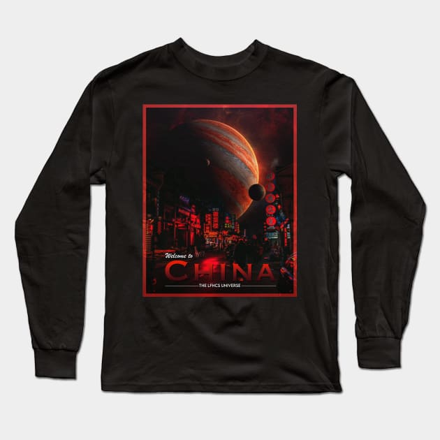 POSTCARD: CHINA. Long Sleeve T-Shirt by LFHCS